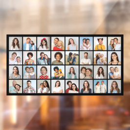 Creëer Uw eigen 32 fotocollage Raamsticker