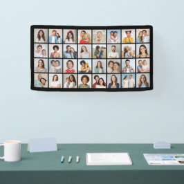 Creëer Uw eigen 32 fotocollage Spandoek
