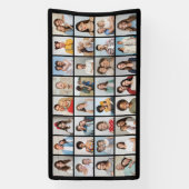 Creëer Uw eigen 32 fotocollage Spandoek (Verticaal)