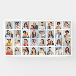 Creëer Uw eigen 32 fotocollage Spandoek