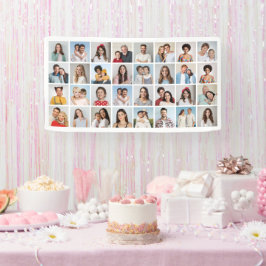 Creëer Uw eigen 32 fotocollage Spandoek