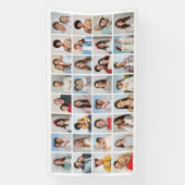 Creëer Uw eigen 32 fotocollage Spandoek (Verticaal)