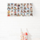 Creëer Uw eigen 32 fotocollage Spandoek (Insitu)