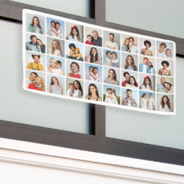 Creëer Uw eigen 32 fotocollage Spandoek