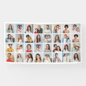 Creëer Uw eigen 32 fotocollage Spandoek (Horizontaal)