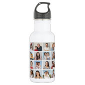 Creëer Uw eigen 32 fotocollage Waterfles (Voorkant)