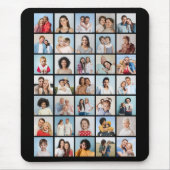 Creëer Uw eigen 35 Foto Collage Editable Color Muismat (Voorkant)