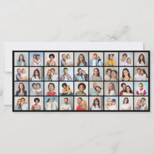 Creëer Uw Eigen 36 Foto Collage Groet Kaart