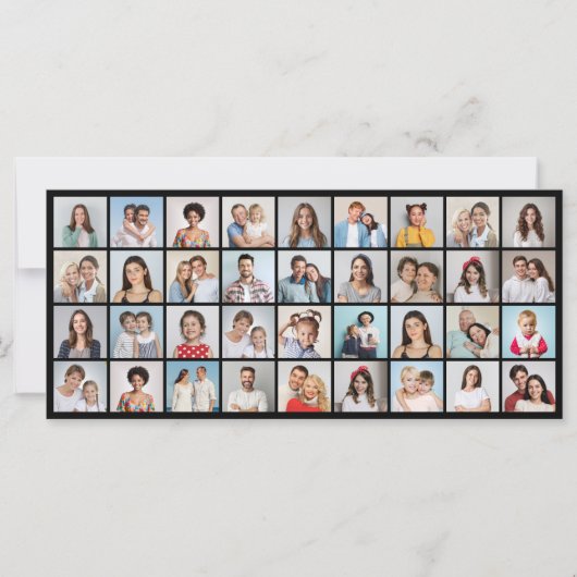 Creëer Uw Eigen 36 Foto Collage Groet Kaart (Voorkant)