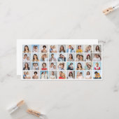 Creëer uw eigen 36 foto collage Wenskaart Kaart (Voorkant / Achterkant in situ)