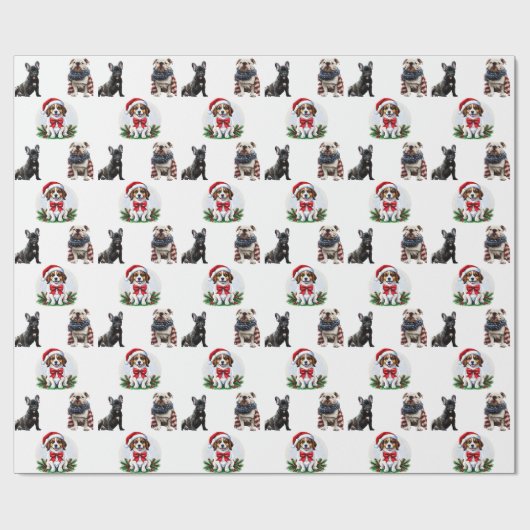 Creëer Uw eigen 3 Aangepast fotocollage Cadeaupapier (Vlak)