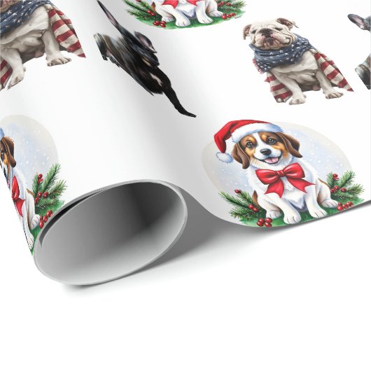 Creëer Uw eigen 3 Aangepast fotocollage Cadeaupapier (Rol Hoek)