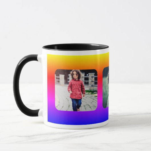 Creëer uw eigen 3 familiefoto's mok (Links)