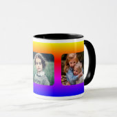 Creëer uw eigen 3 familiefoto's mok (Voorkant rechts)