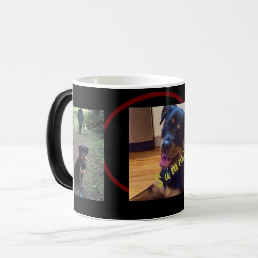 Creëer Uw eigen 3-foto Coffee-Mok met-foto's Magische Mok (Voorkant links)