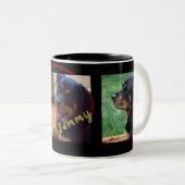 Creëer Uw eigen 3-foto Coffee-Mok met-foto's Tweekleurige Koffiemok (Voorkant rechts)