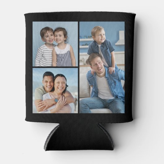 Creëer Uw eigen 3 Fotocollage Blikjeskoeler (Voorkant)