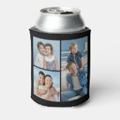 Creëer Uw eigen 3 Fotocollage Blikjeskoeler (Blikje Achterkant)