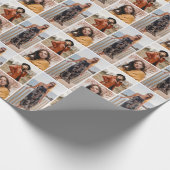 Creëer Uw eigen 3 Fotocollage Cadeaupapier (Hoek)