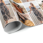 Creëer Uw eigen 3 Fotocollage Cadeaupapier (Rol Hoek)