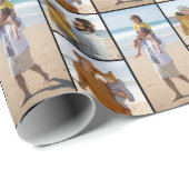 Creëer Uw eigen 3 Fotocollage Cadeaupapier (Rol Hoek)
