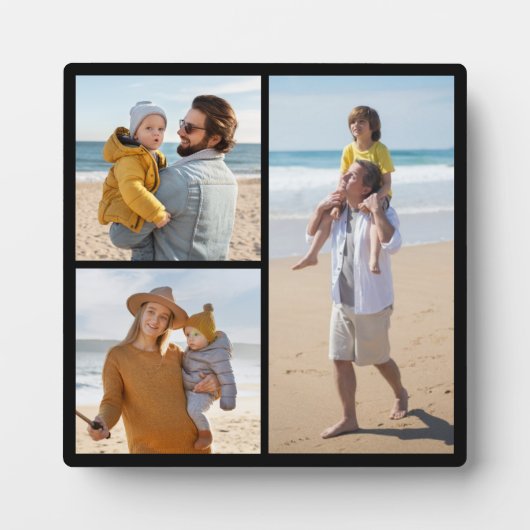 Creëer Uw eigen 3 Fotocollage Fotoplaat (Voorkant)