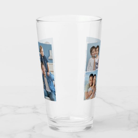 Creëer Uw eigen 3 Fotocollage Glas (Links)