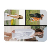 Creëer Uw eigen 3 Fotocollage Magneet (Horizontaal)