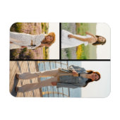 Creëer Uw eigen 3 Fotocollage Magneet (Horizontaal)