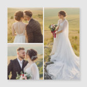 Creëer Uw Eigen 3 Fotocollage Magnetische Kaart (Voorkant)