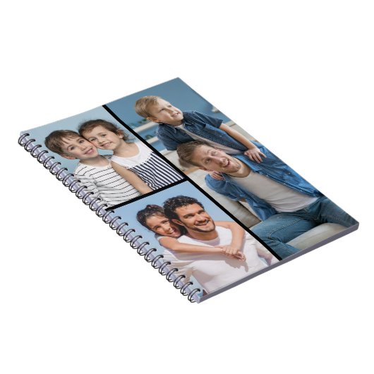 Creëer Uw eigen 3 Fotocollage Notitieboek (Rechterzijde)