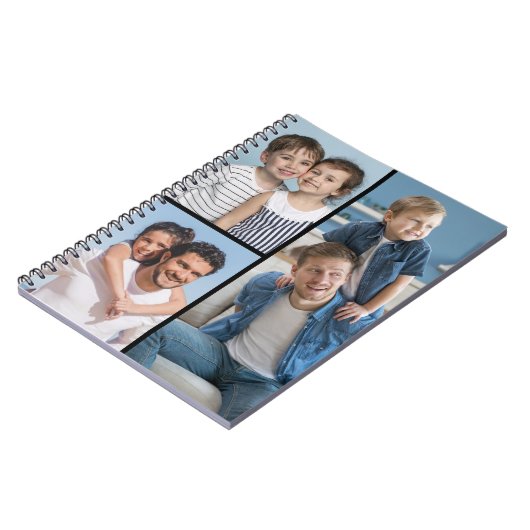 Creëer Uw eigen 3 Fotocollage Notitieboek (Linkerzijde)