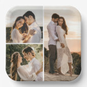 Creëer Uw eigen 3 Fotocollage Papieren Bordje (Voorkant)