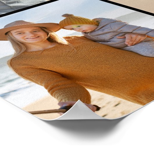 Creëer Uw eigen 3 Fotocollage Poster (Hoek)