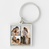 Creëer Uw eigen 3 Fotocollage Sleutelhanger (Voorkant)