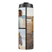 Creëer Uw eigen 3 Fotocollage Thermosbeker (Voorkant)