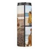 Creëer Uw eigen 3 Fotocollage Thermosbeker (Achterkant)