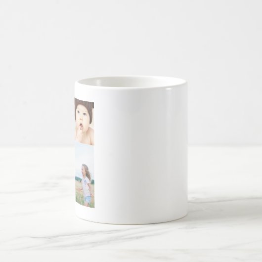 Creëer Uw eigen 3 fotocollage | Wij houden van oma Koffiemok (Center)