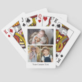 Creëer Uw eigen 3 fototekst Pokerkaarten (Achterkant)