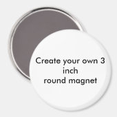 Creëer uw eigen 3-inch ronde magneet (Voorkant / Achterkant)