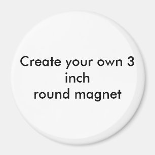 Creëer uw eigen 3-inch ronde magneet