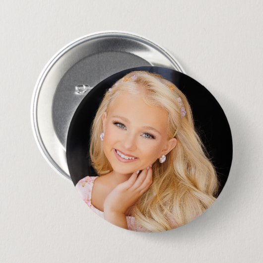 Creëer uw eigen 3-inch ventilatorbrieknop! ronde button 7,6 cm (Voorkant /achterkant)