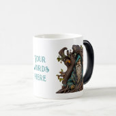 Creëer Uw eigen 3D Faux Bois Carved Tree Wizard Magische Mok (Voorkant rechts)