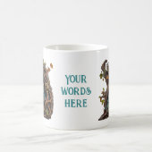 Creëer Uw eigen 3D Faux Bois Carved Tree Wizard Magische Mok (Center)