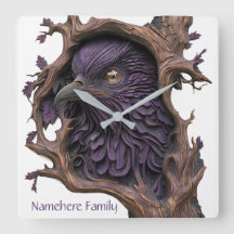 Creëer Uw Eigen 3D Faux Bois Gesneden Black Raven