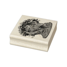 Creëer Uw eigen 3D Faux Bois gesneden Fairy Mansio Rubberstempel
