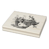 Creëer Uw Eigen 3D Faux Bois Gesneden Mystieke Dry Rubberstempel (Stempel)