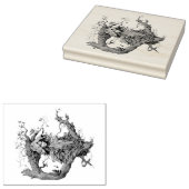 Creëer Uw Eigen 3D Faux Bois Gesneden Mystieke Dry Rubberstempel (Gestempeld)