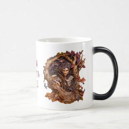 Creëer Uw eigen 3D Faux Bois Tree Lady Dryad Magische Mok