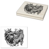 Creëer Uw eigen 3D Faux Bois Tree Lady Dryad Rubberstempel (Gestempeld)